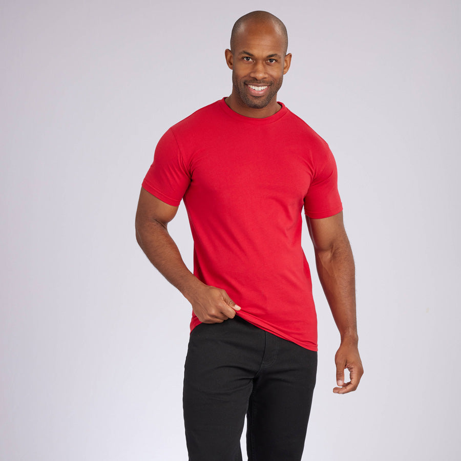 Red Signature Crew Neck Tee